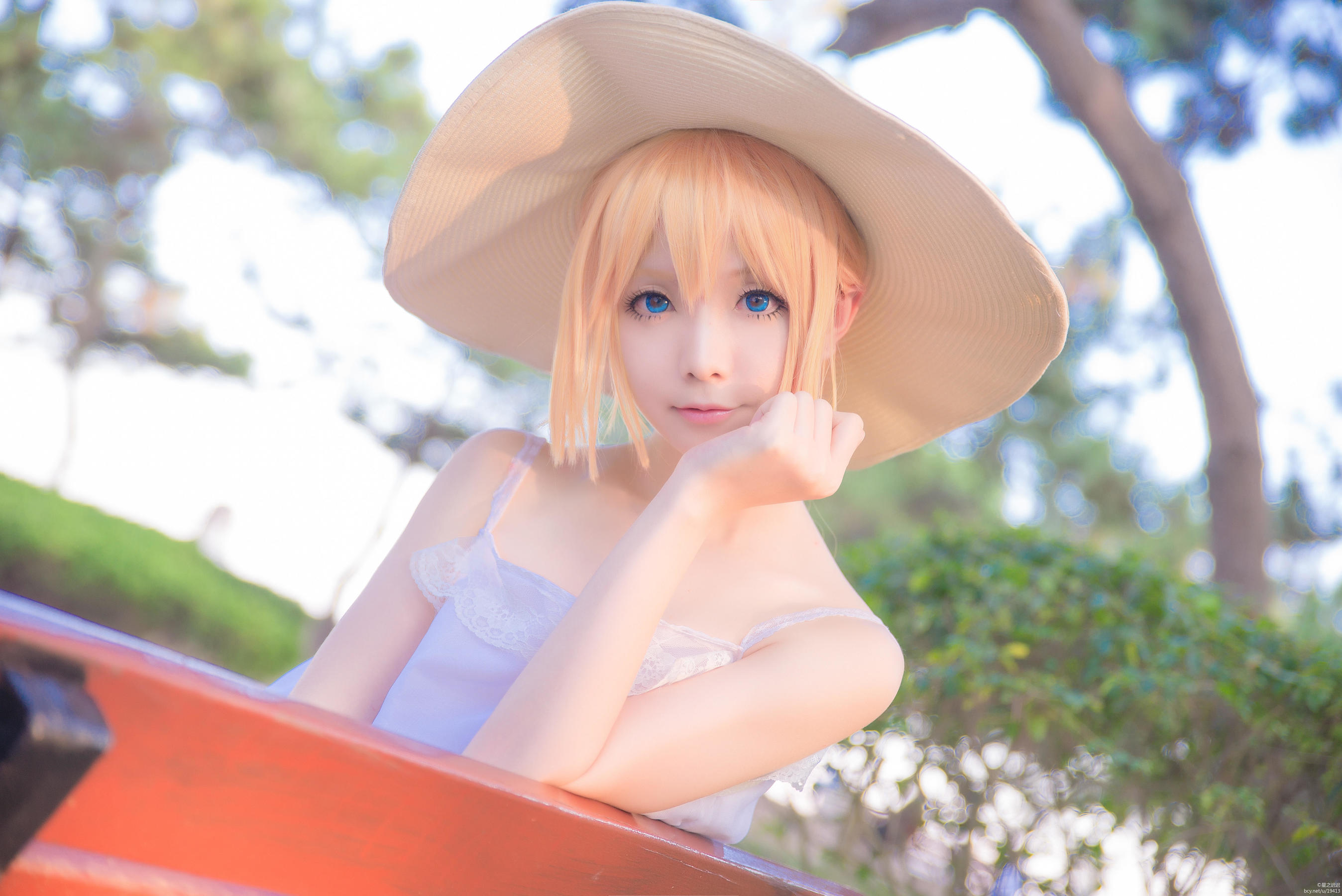 [网红Coser]星之迟迟《刀剑乱舞COS乱藤四郎》写真集插图6